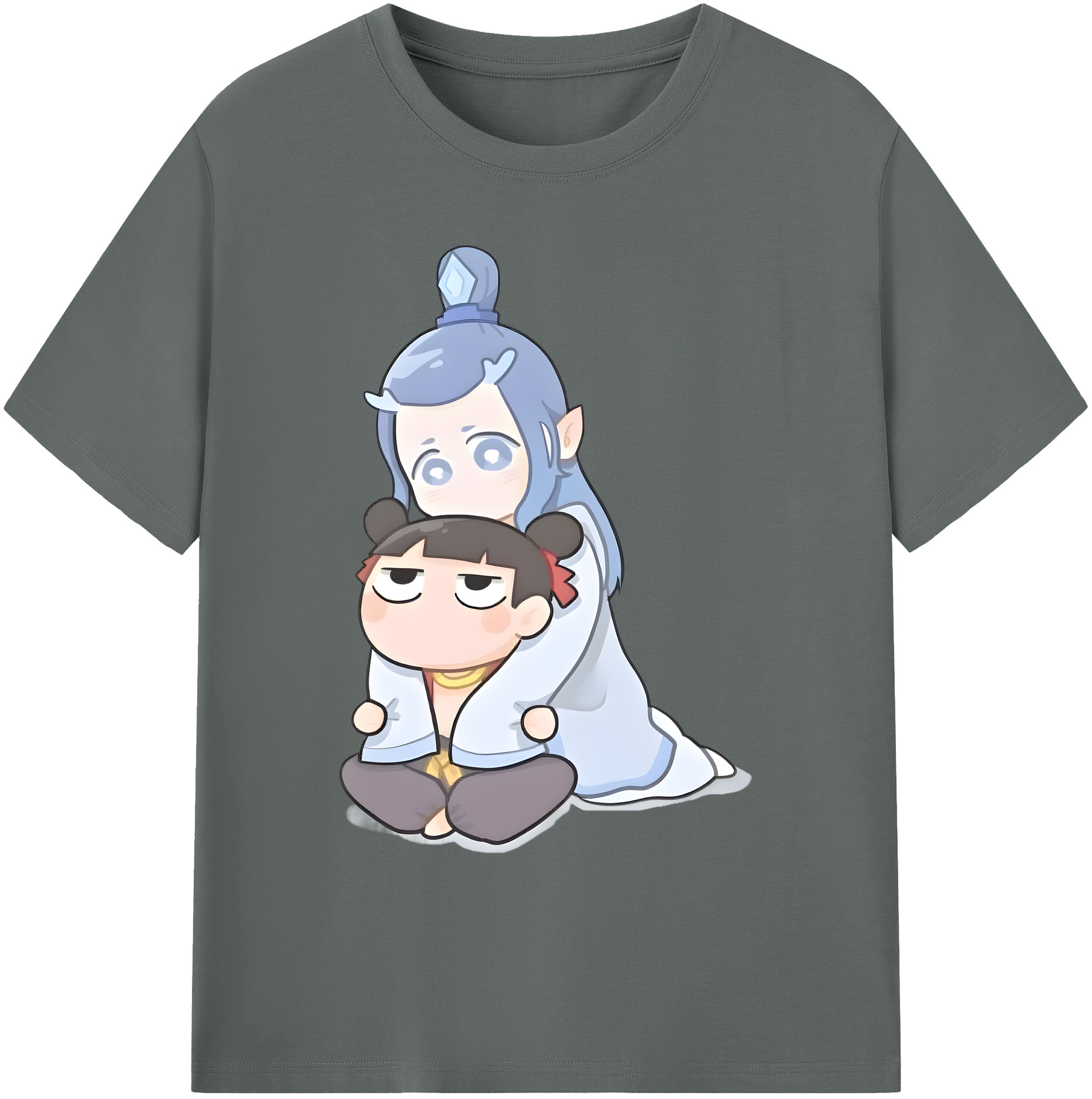 （画像用） Ne Zha 2 ナタ 魔童の大暴れ 綿100％ メンズ半袖Tシャツ｜肌触りやわらか＆通気性